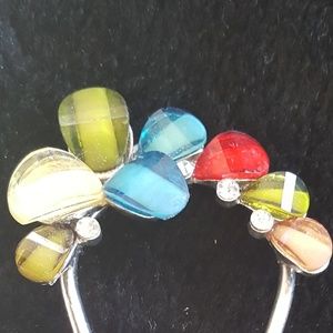 Multicolor hair comb accessory